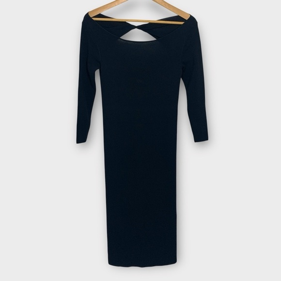 Zara Knit Bodycon Midi Dress - Picture 2 of 7